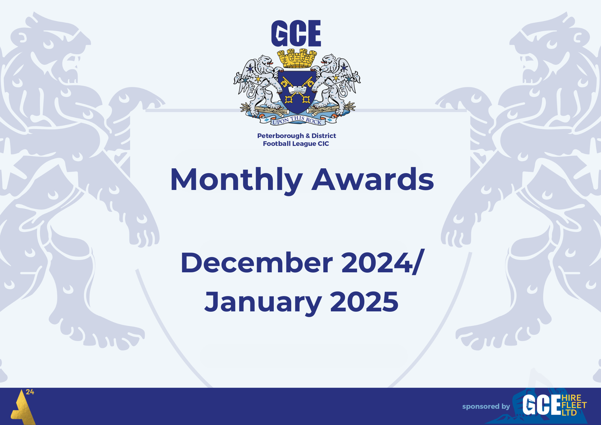 December 2024 & January 2025 Awards