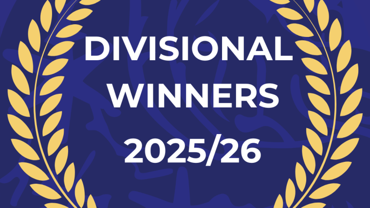 Divisional Winners 2025/26 Season